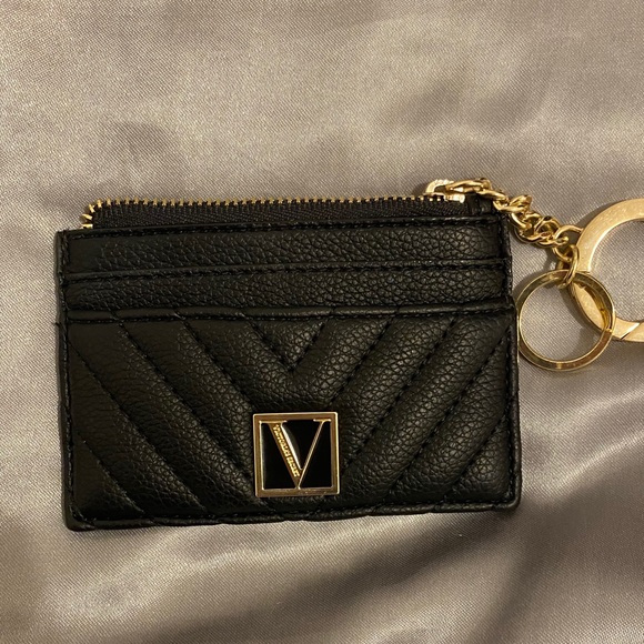 Victoria S Secret Accessories The Victoria Card Case Keychain Poshmark